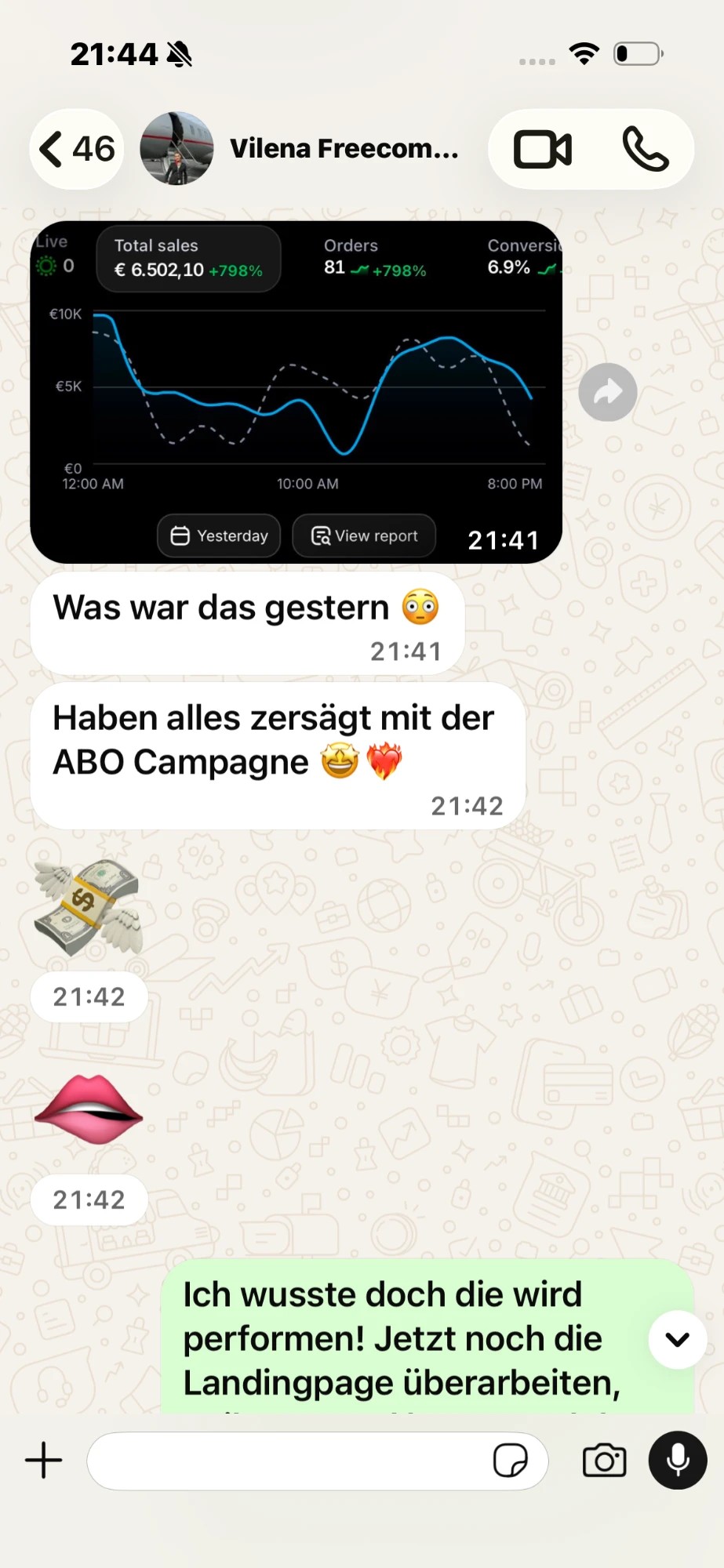 Chat mit Vilena