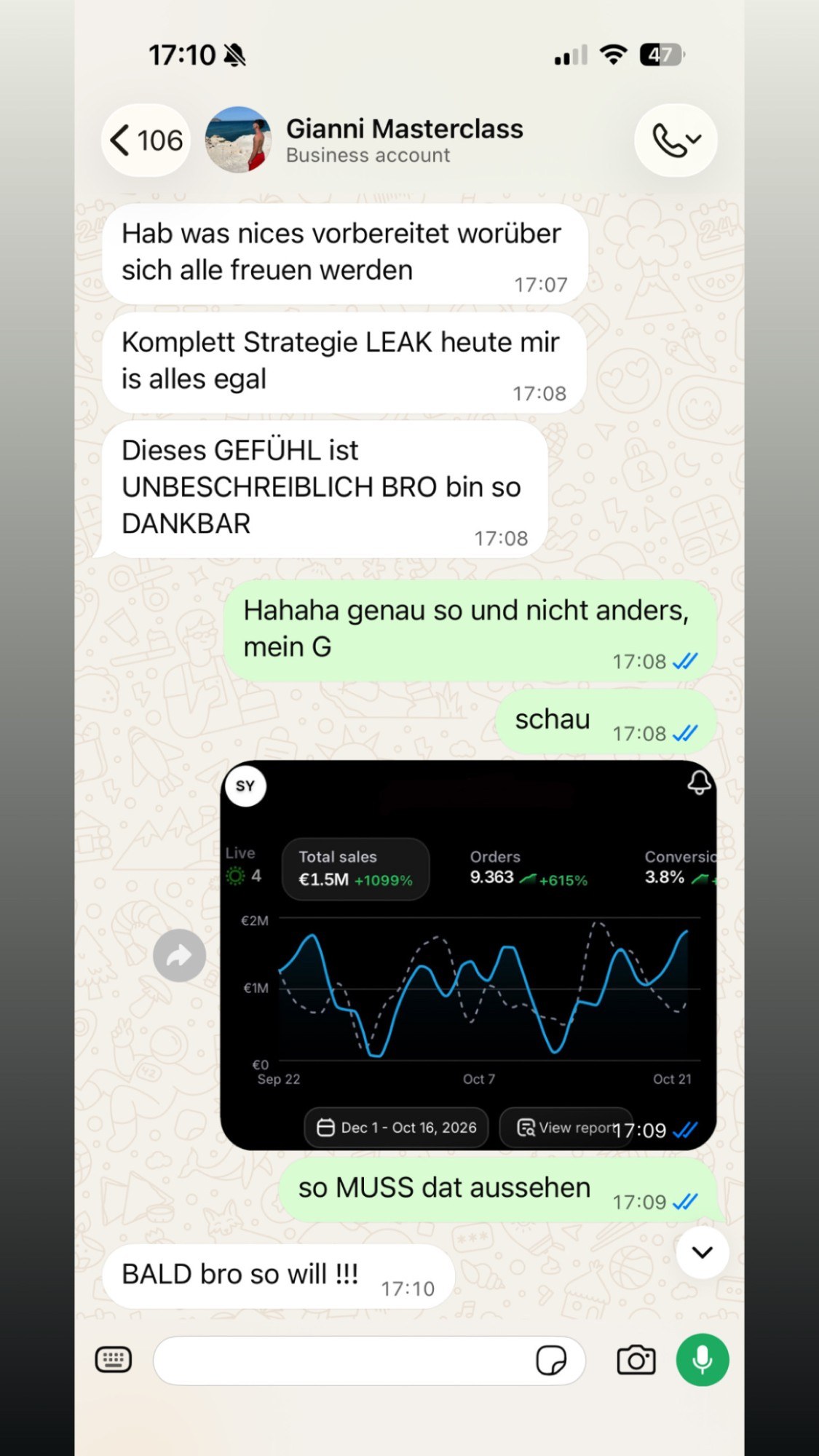 Chat mit Gianni