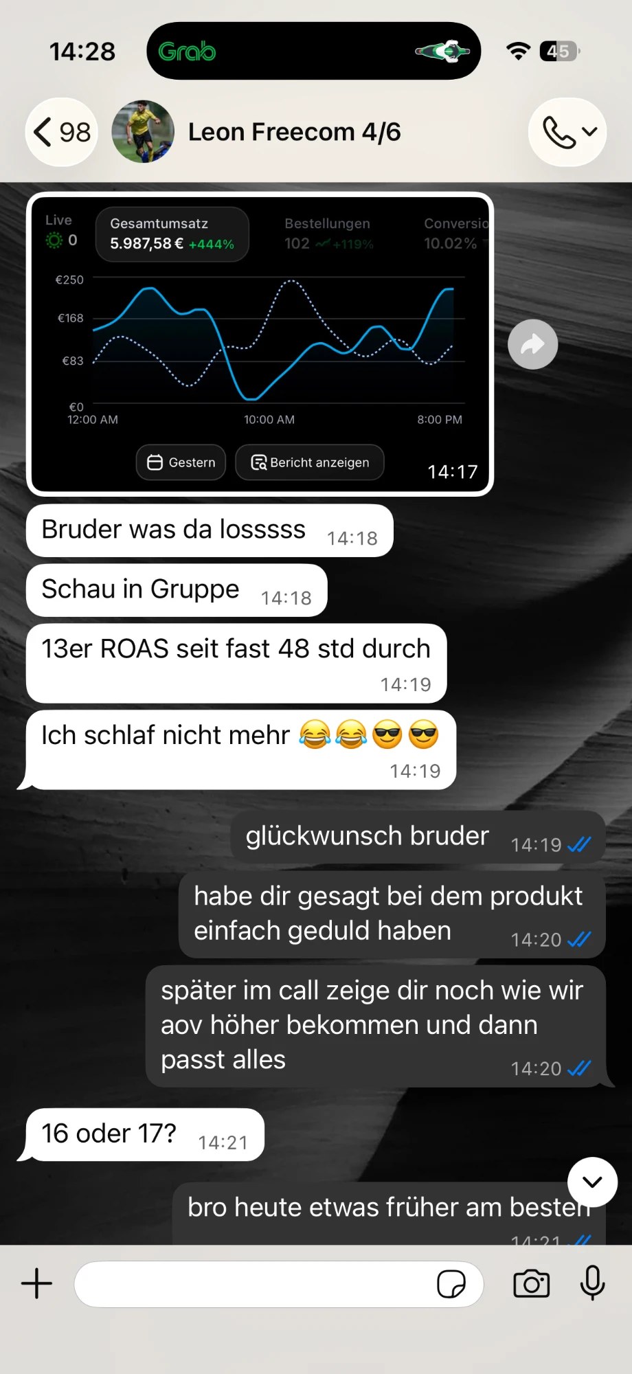 Chat mit Leon